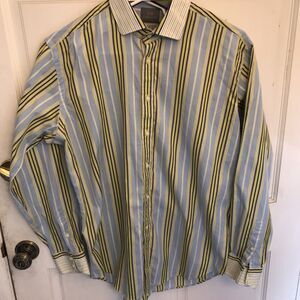 TD Thomas Dean Button Downed Shirt Men’s XL LS 100% Cotton